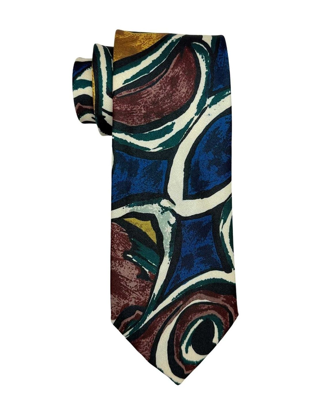The Tie Hub Men Printed Broad Tie-picture-42