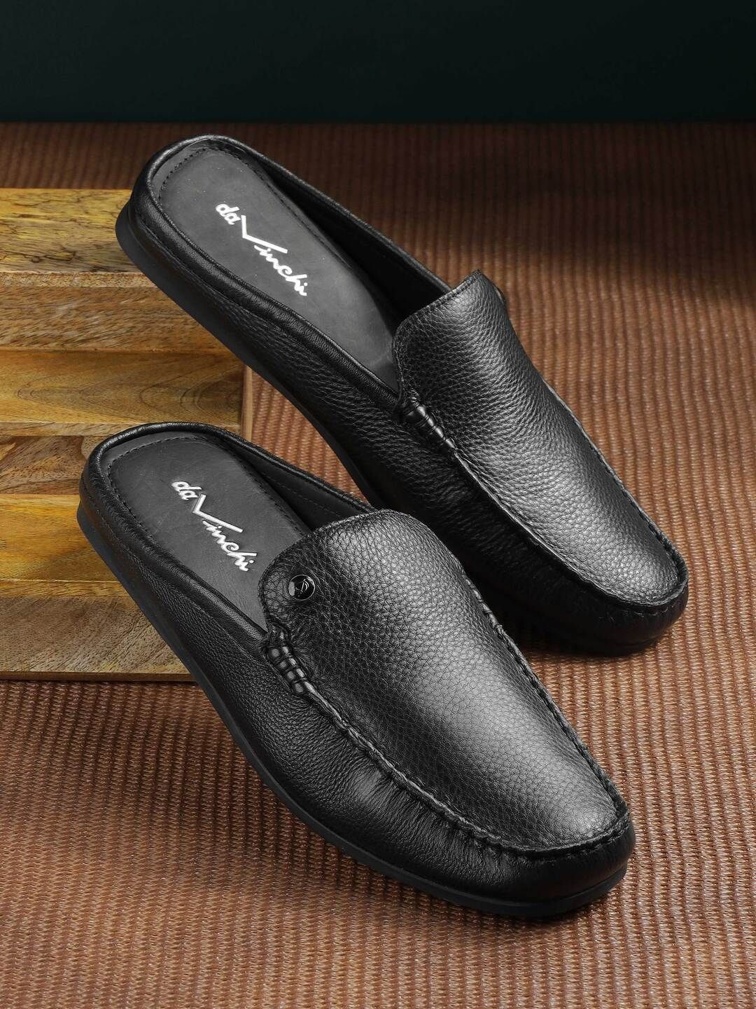 DAVINCHI Men Leather Shoe-Style Sandals-picture-30