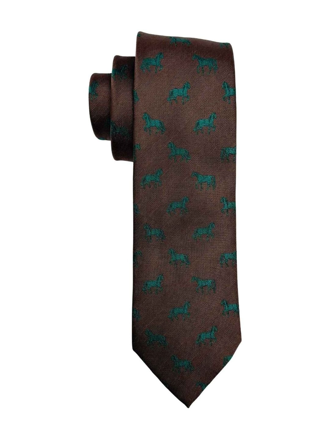 The Tie Hub Men Printed Broad Tie-picture-24