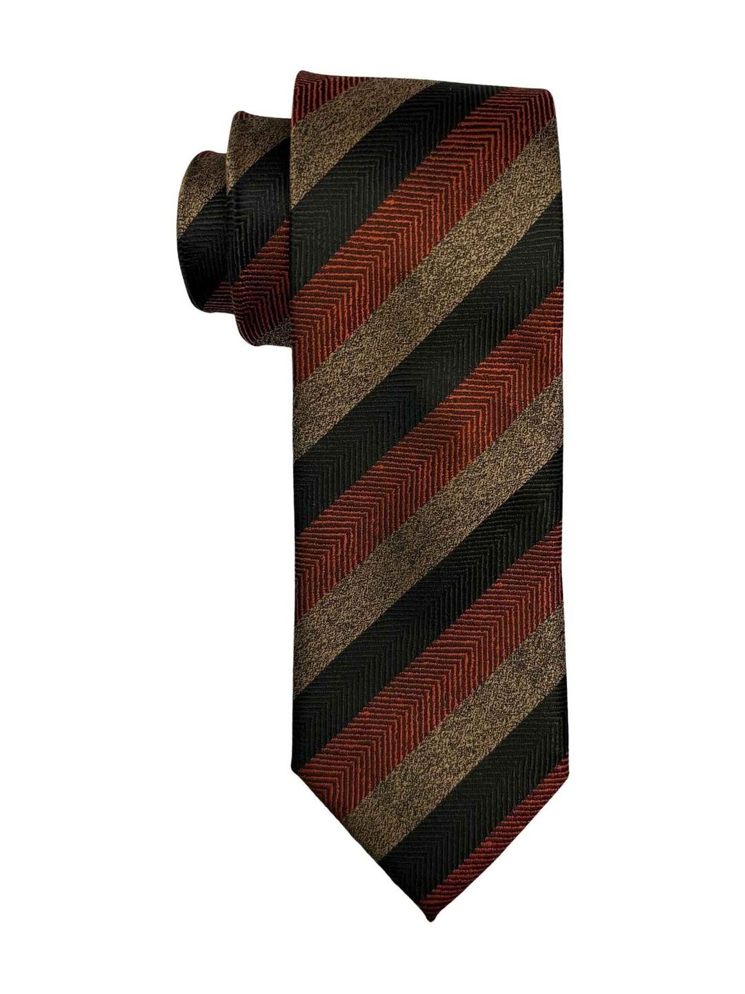 The Tie Hub Men Striped Broad Tie-image-6