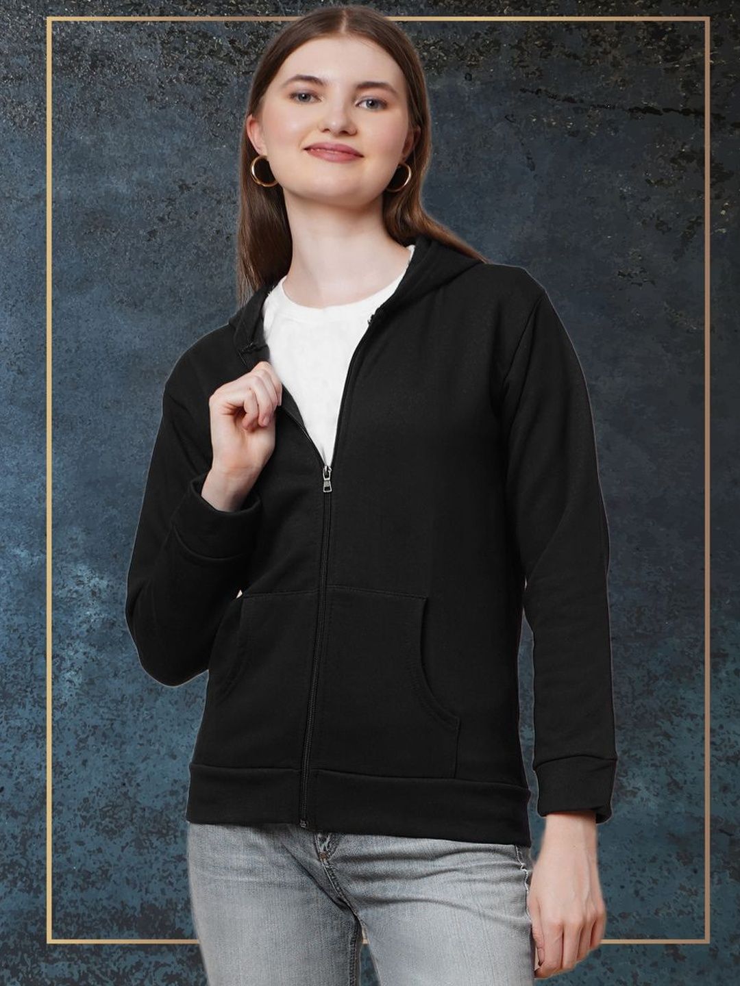 DDASPRATION Women Fleece Lightweight Woven Jacket-picture-34