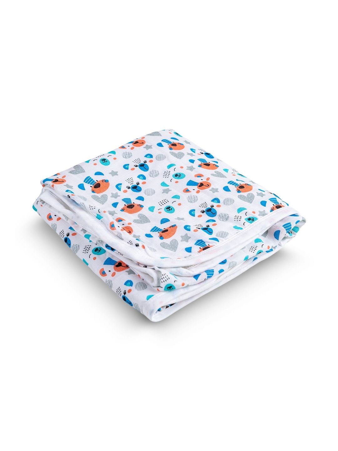 MeeMee Multicoloured & White 1 Printed Cotton 233 GSM Bath Towel-picture-20