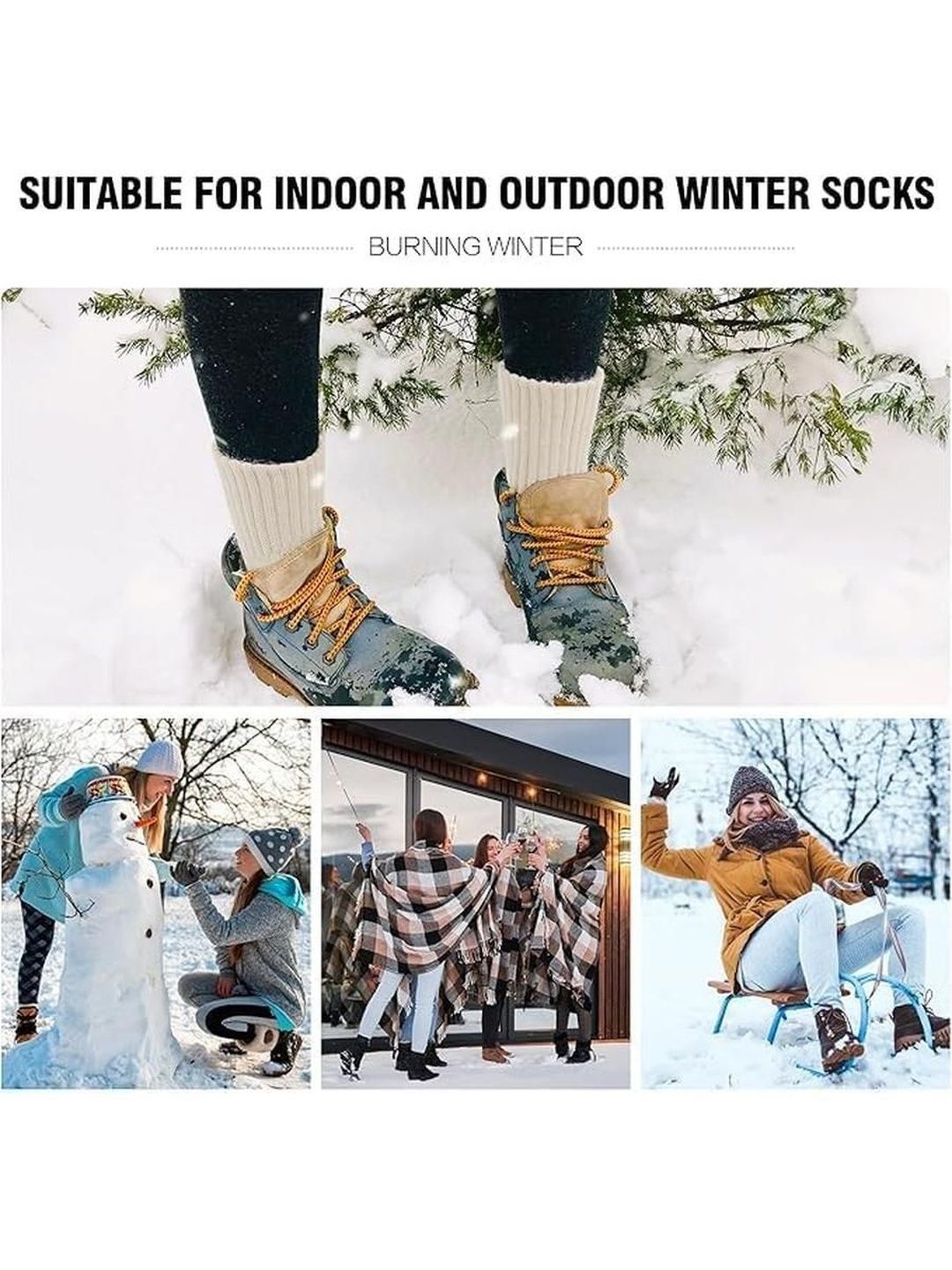EL REGALO Unisex Pack of 3 Calf Length Socks-picture-49