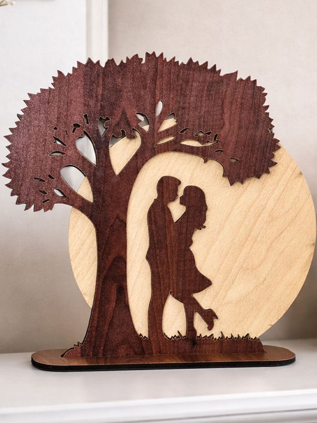 Art Street Brown Figurine Showpiece-image-44