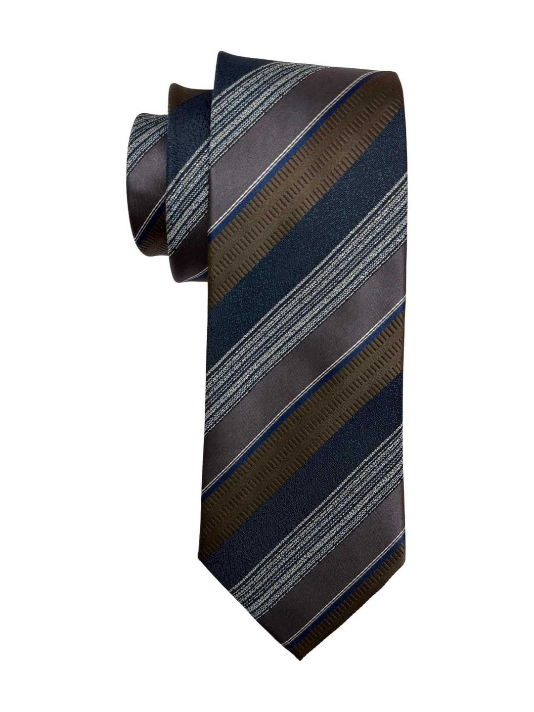 The Tie Hub Men Striped Broad Tie-picture-25