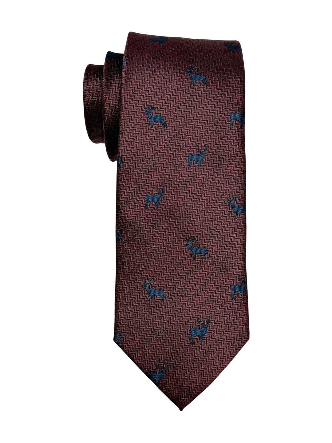 The Tie Hub Men Woven Design Broad Tie-picture-36