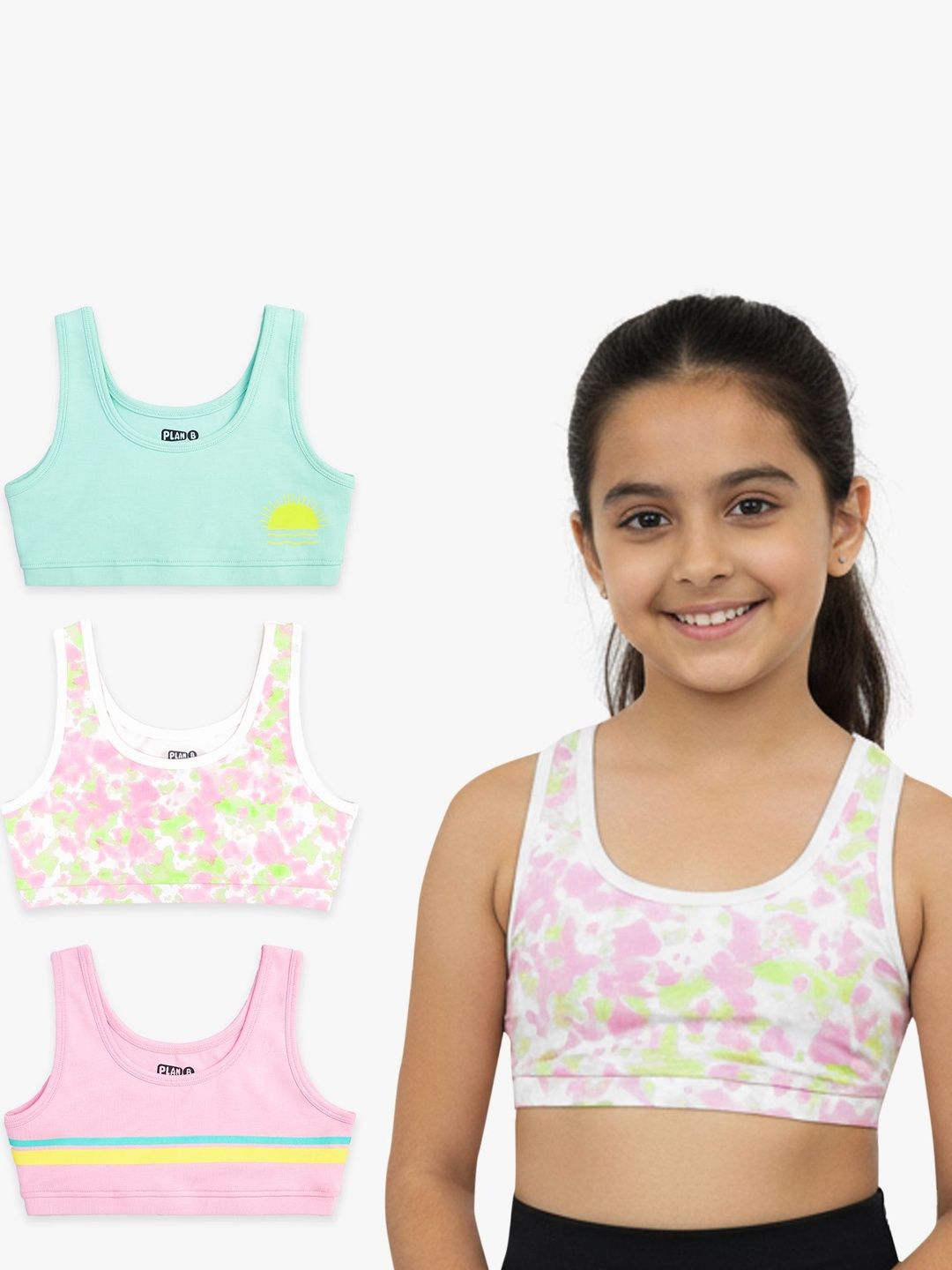 You Got Plan B Abstract Bra Full Coverage