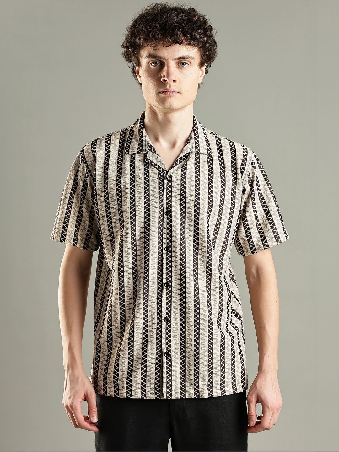 JAMES&GEORGE Men Comfort Printed Casual Shirt-picture-35