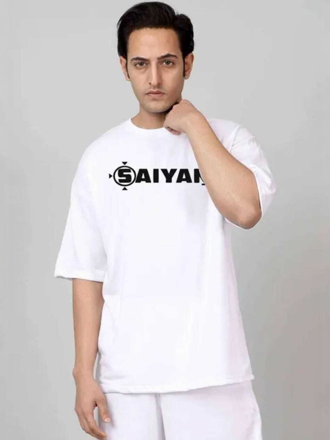 pezoz Men Oversized Graphic Back Print Cotton T-Shirt-picture-11