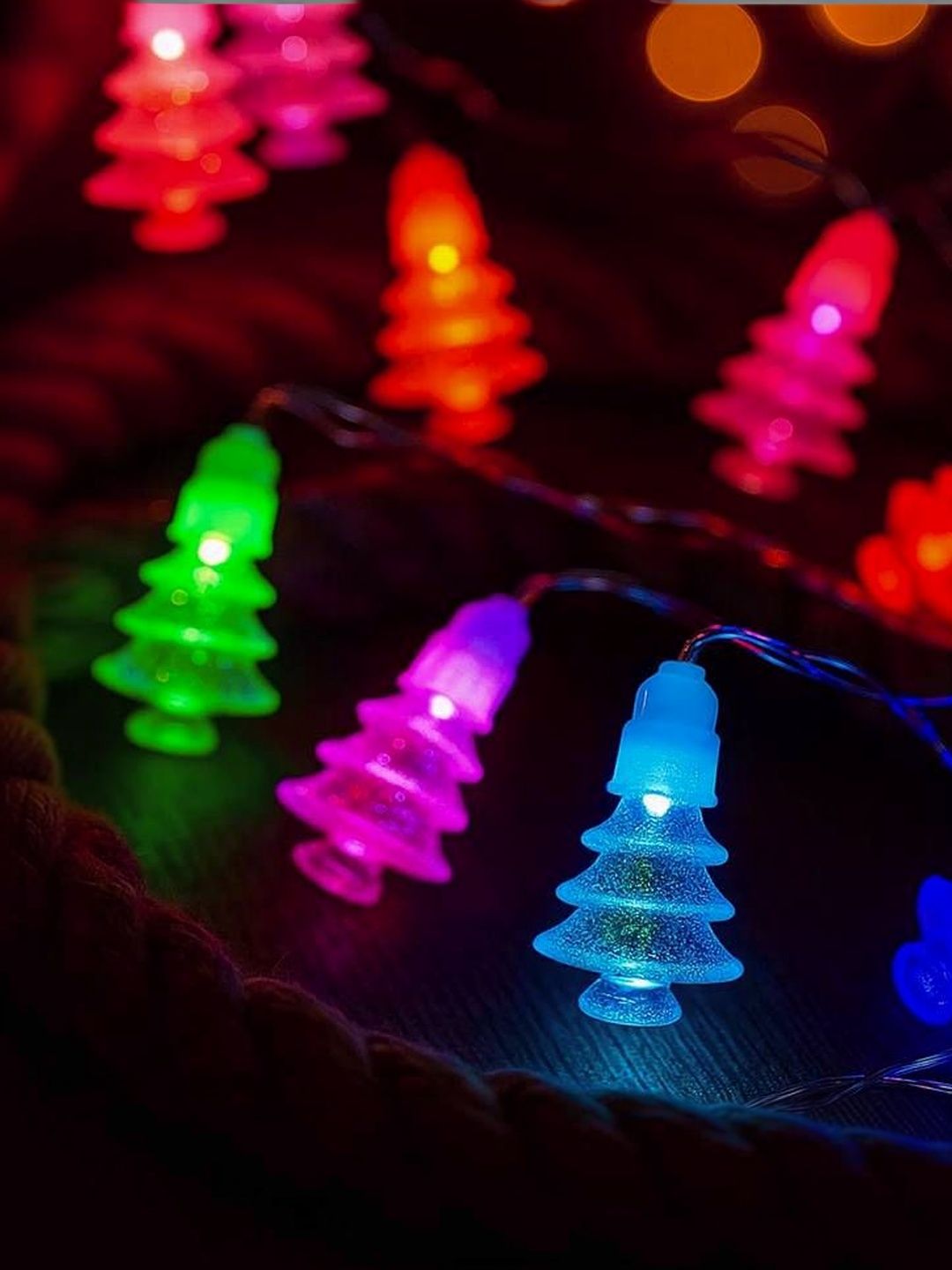 MPROW Blue & Pink Waterproof Bell-Shaped LED String Lights-picture-27