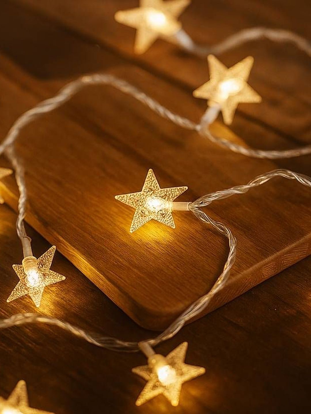 MPROW 5m Warm Yellow Waterproof 20 LED Steady Star Rice String Lights-picture-57