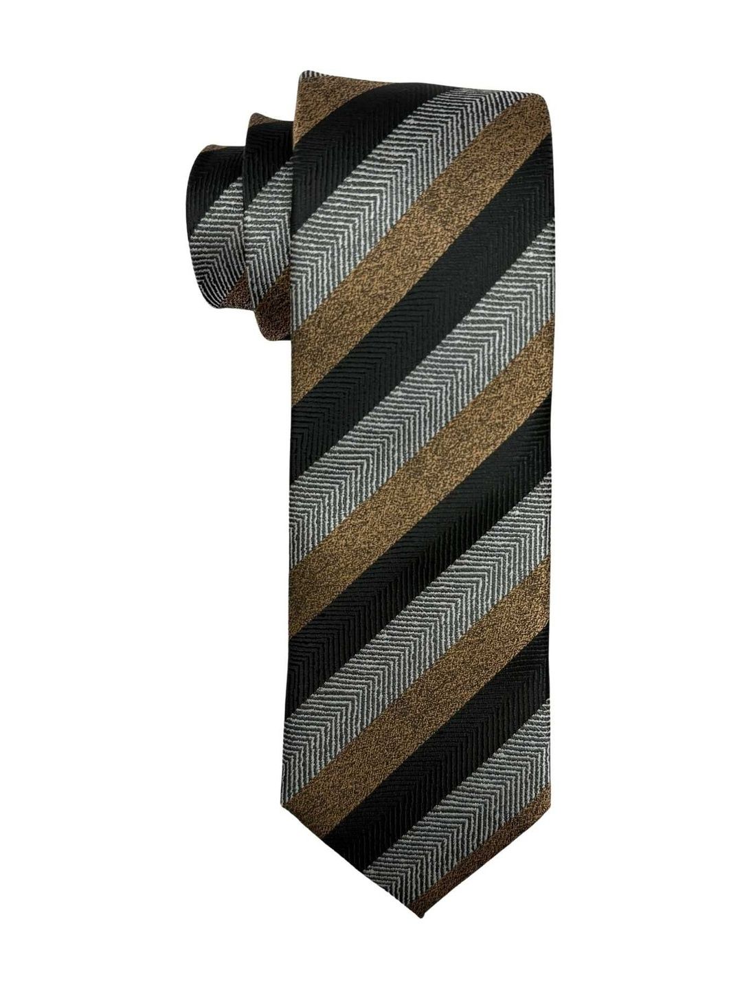 The Tie Hub Men Striped Broad Tie-image-7