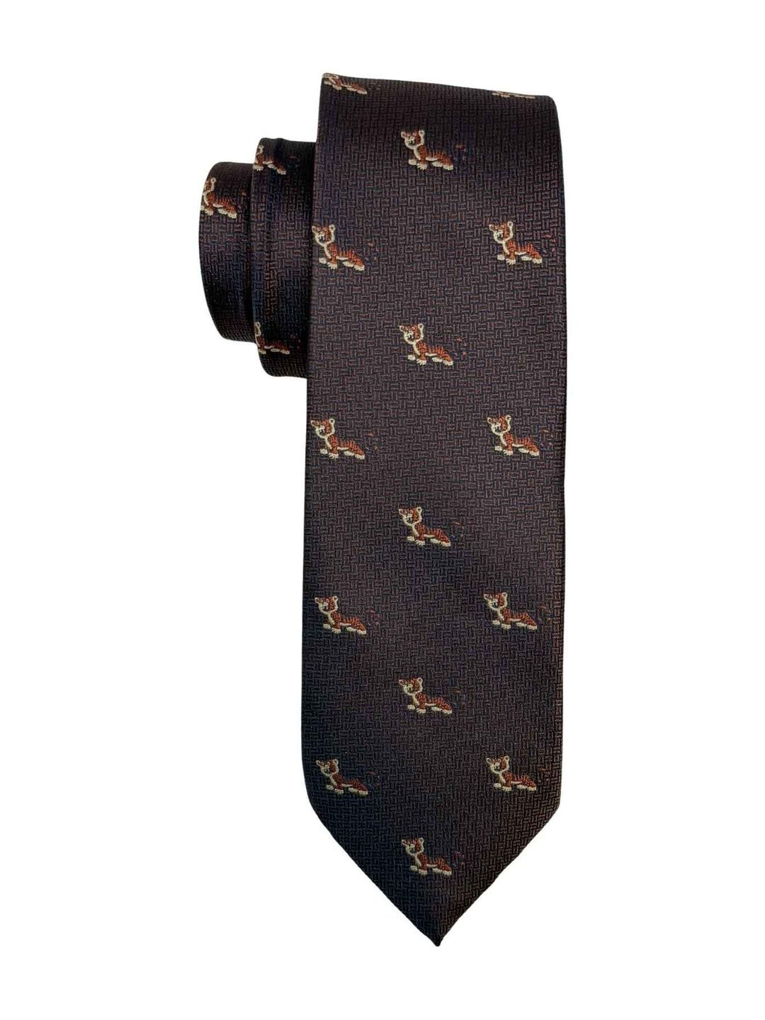 The Tie Hub Men Woven Design Broad Tie-picture-23