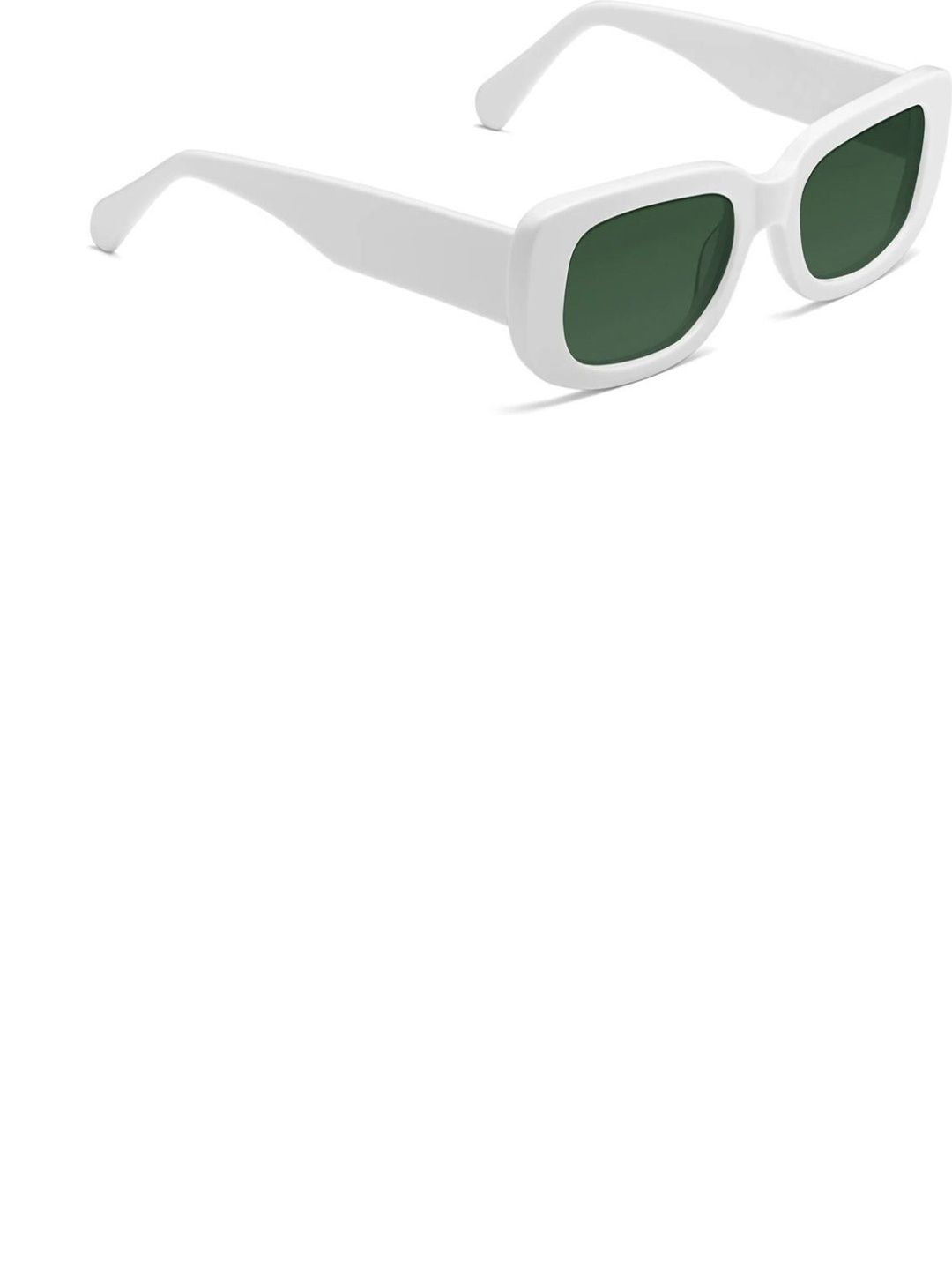 Elligator Men Black Lens & White Square Sunglasses with-picture-15