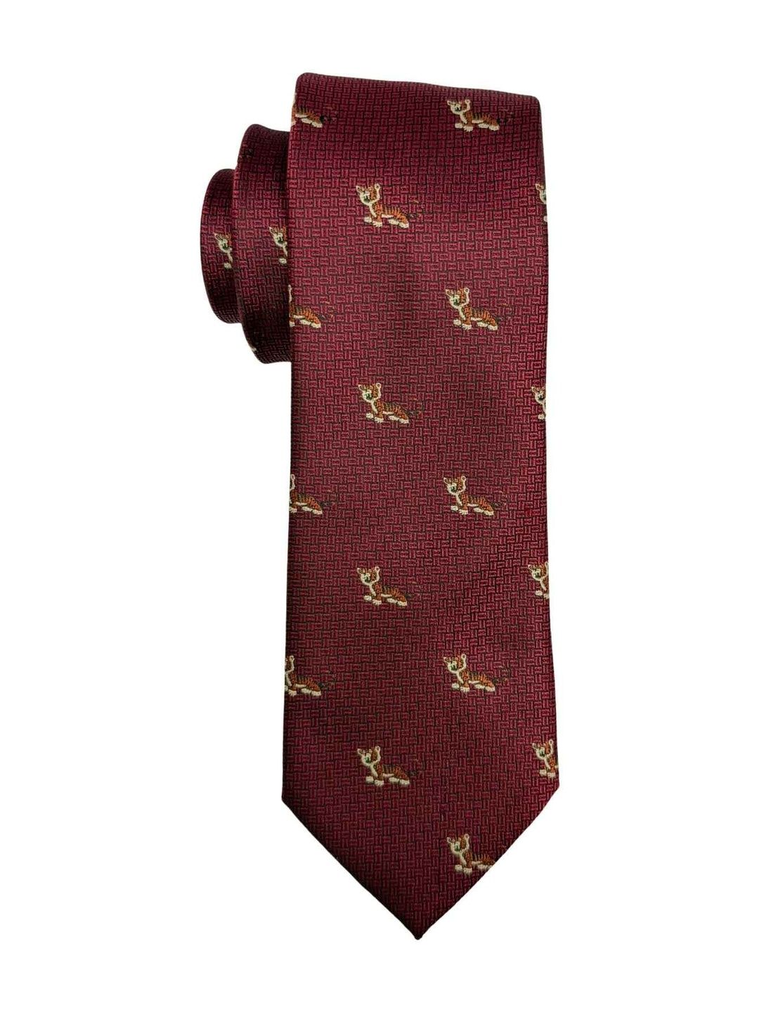 The Tie Hub Men Woven Design Broad Tie-picture-32