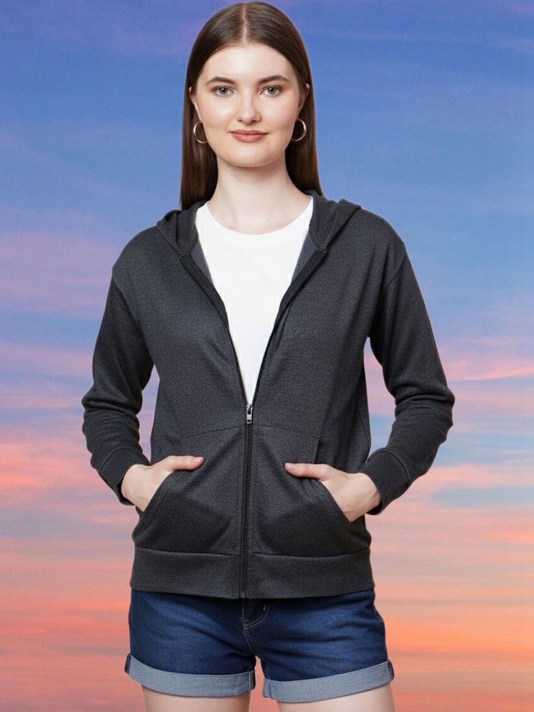 DDASPRATION Women Fleece Lightweight Puffer Jacket-picture-27