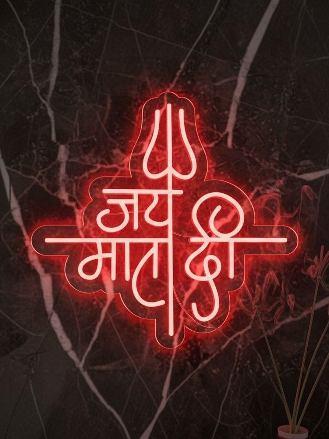 Custom Neon Red Jai Mata Di Neon Sign String Lights-picture-40