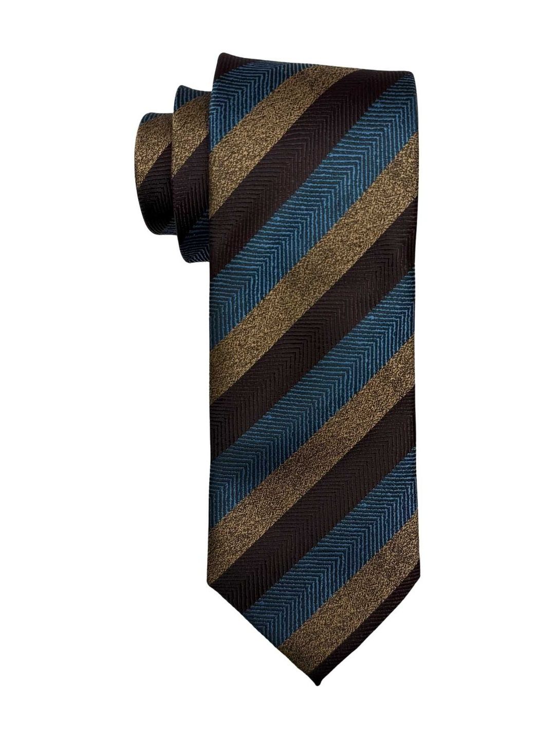 The Tie Hub Men Striped Broad Tie-picture-28