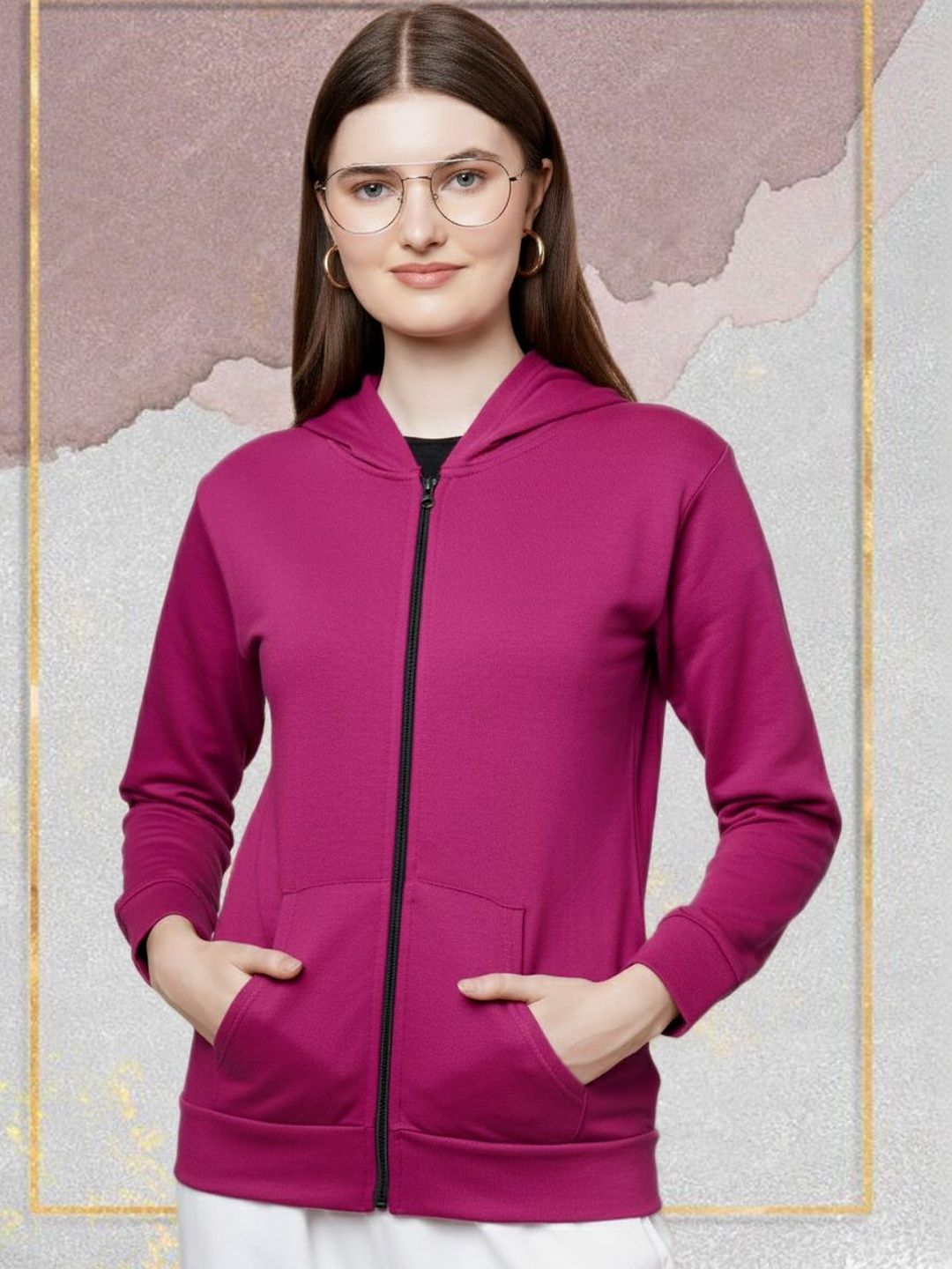 DDASPRATION Women Fleece Knitted Jacket-picture-40