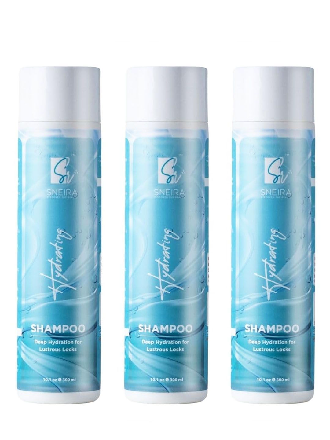 SNEIRA Set Of 3 Hydrating Shampoo For Lustrous Locks - 300 ml Each-image-1