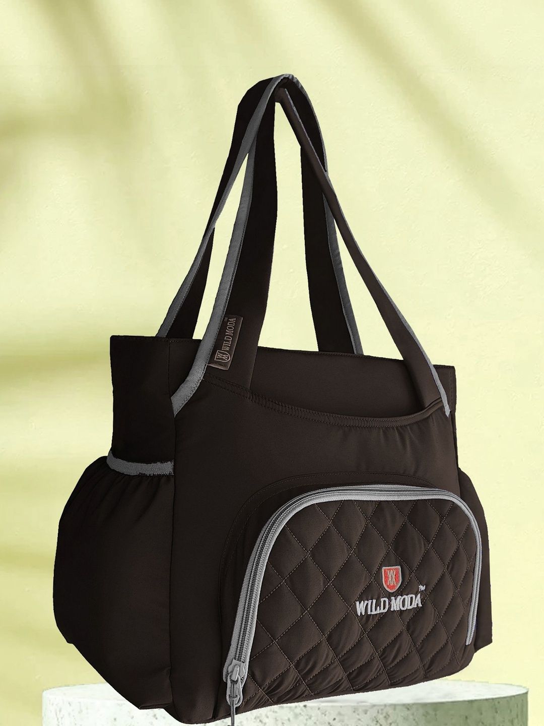 WILDMODA Structured Tote Bag with Quilted-picture-14