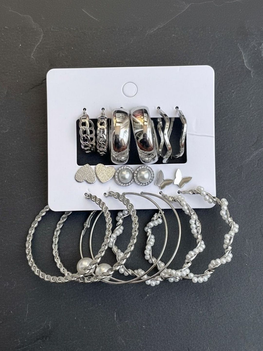 DressBerry Circular Hoop Earrings-picture-47