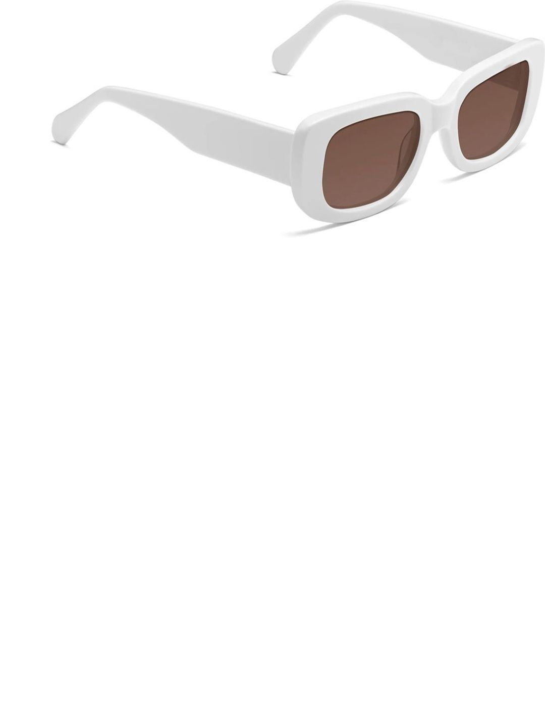 Elligator Men Black Lens & White Square Sunglasses with-picture-45