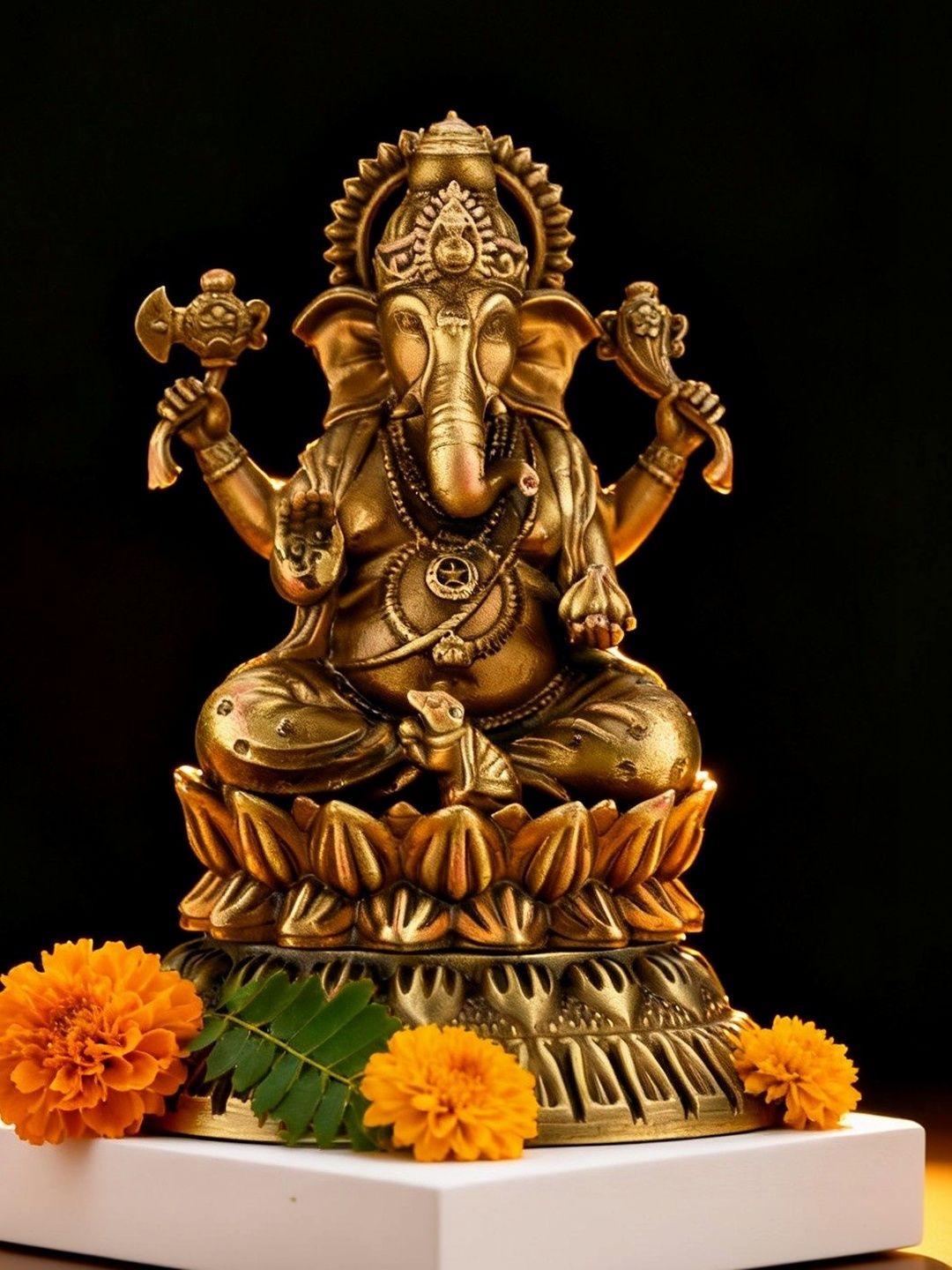 Shilpkala by Plus Point Coffee Brown Religious Idol Showpiece-picture-56
