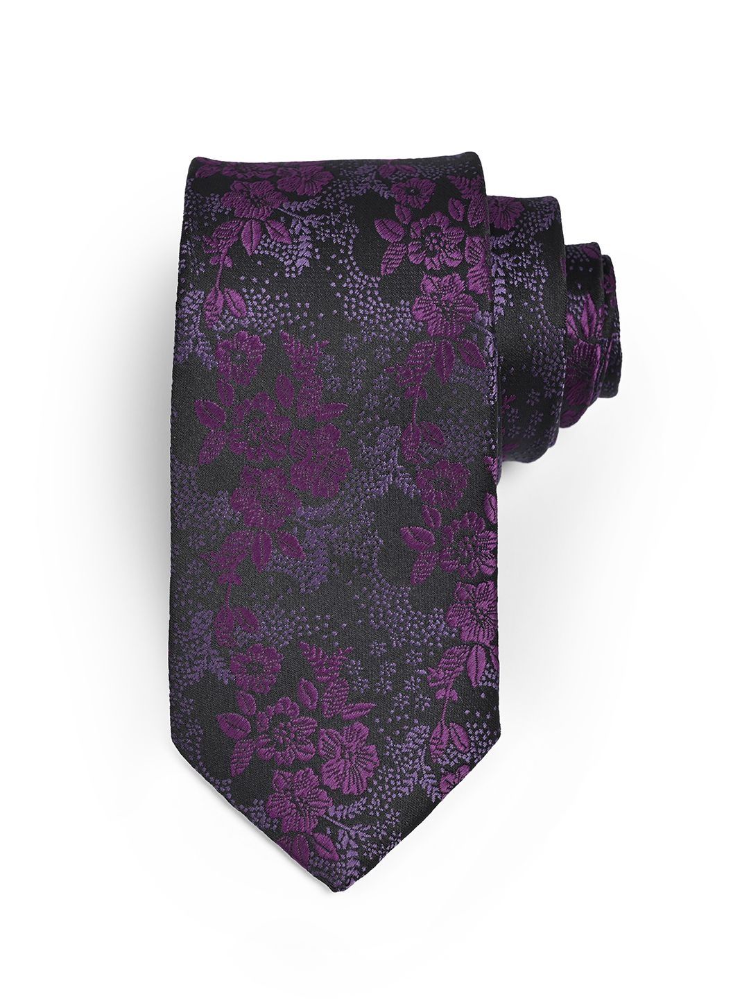 Cazzano Men Woven Design Skinny Tie-picture-28
