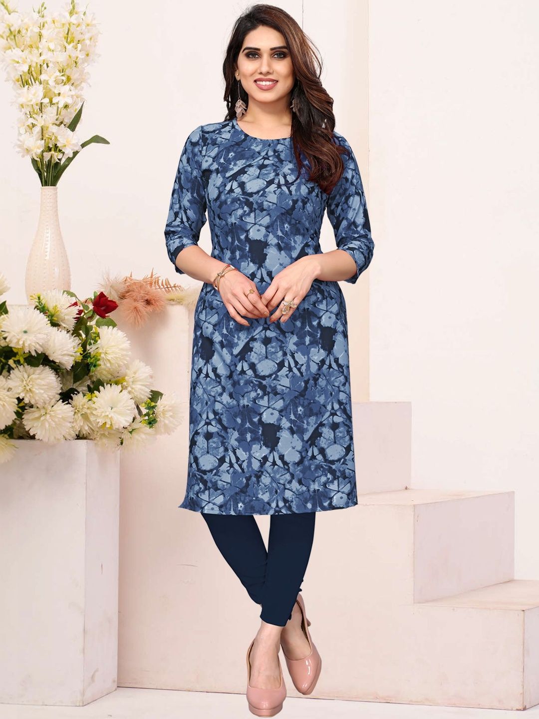 JANKHANA Women Printed Crepe Kurta-picture-39