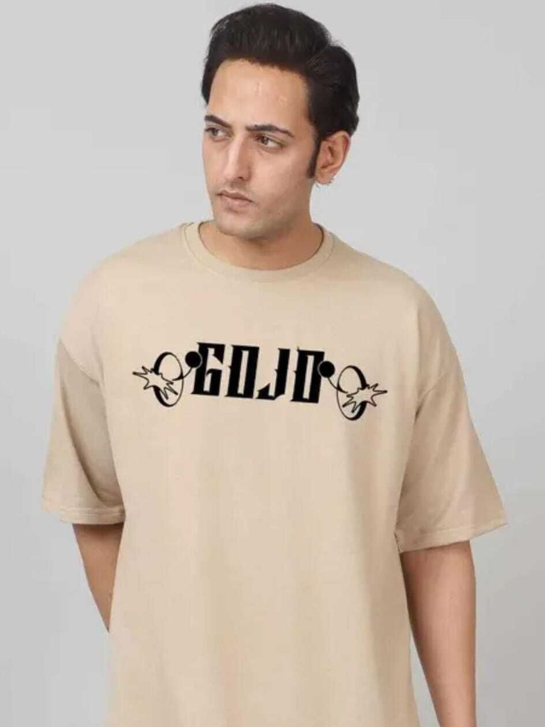 pezoz Men Oversized Graphic Back Print Cotton T-Shirt-picture-13