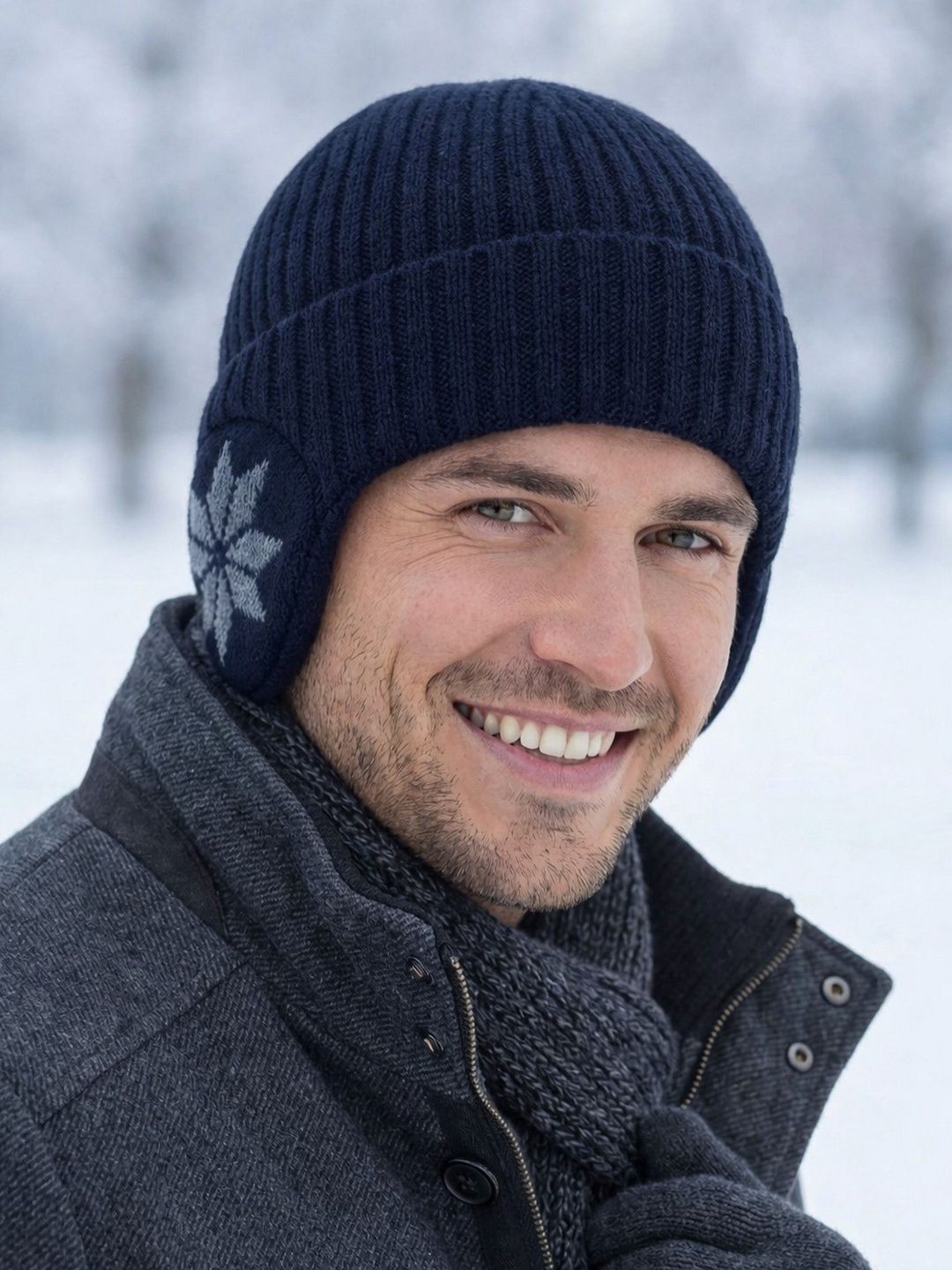 Infispace Men Embroidered Beanie-picture-31