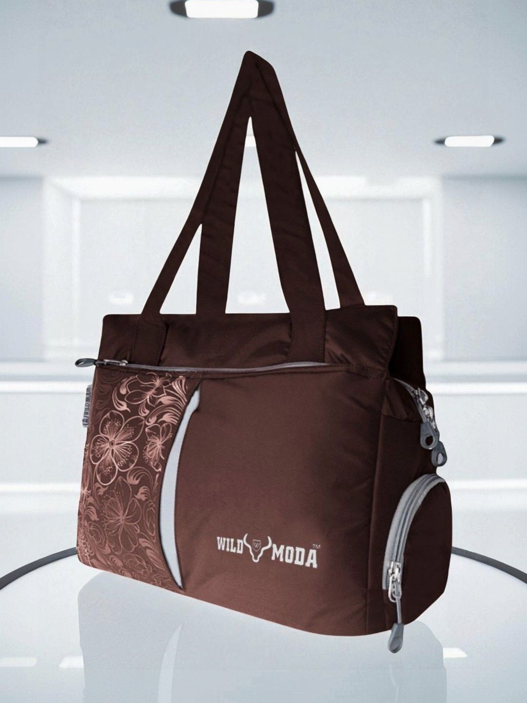 WILDMODA Floral Printed Shopper Tote Bag-picture-24