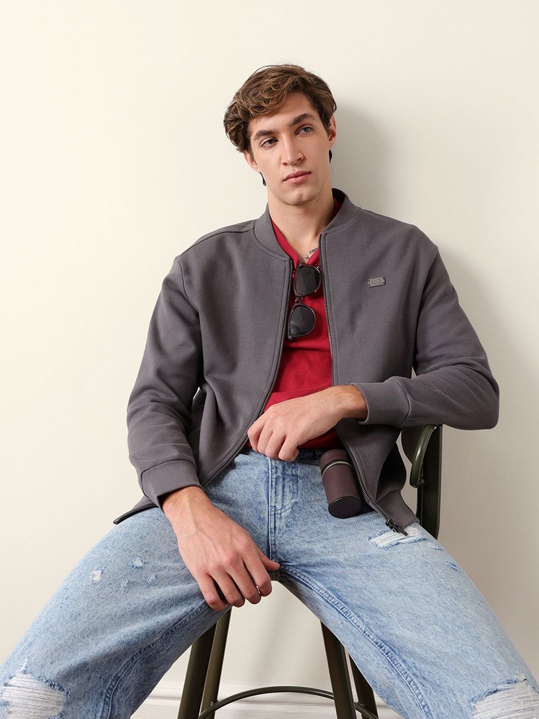 THE BEAR HOUSE Men Lightweight Outdoor Bomber Jacket-picture-16