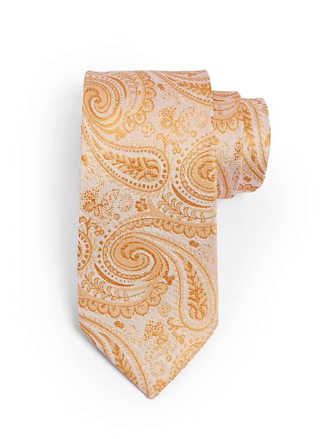 Cazzano Men Woven Design Skinny Tie-picture-27