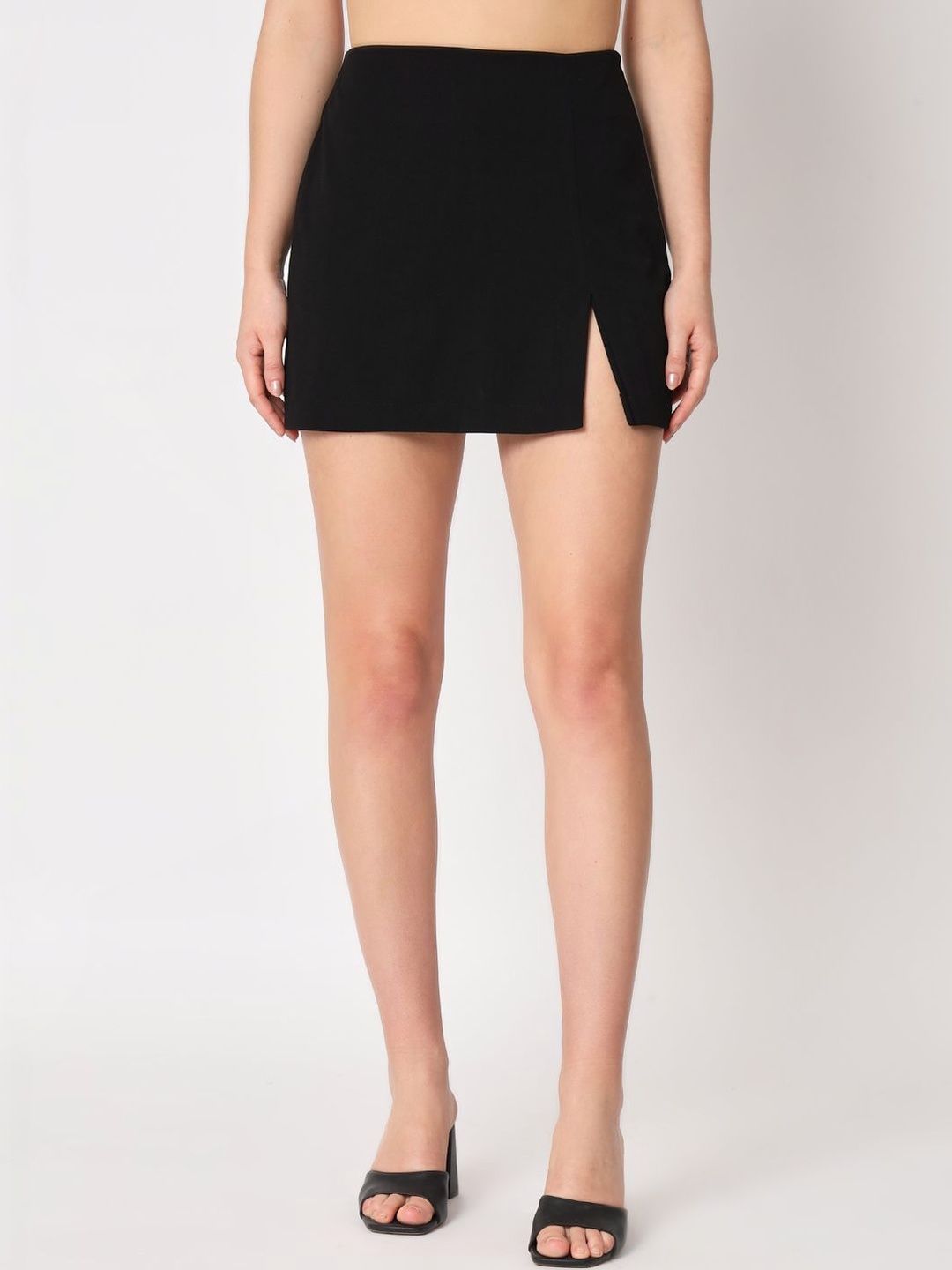 Zastraa Side Slit Mini Skorts-picture-20