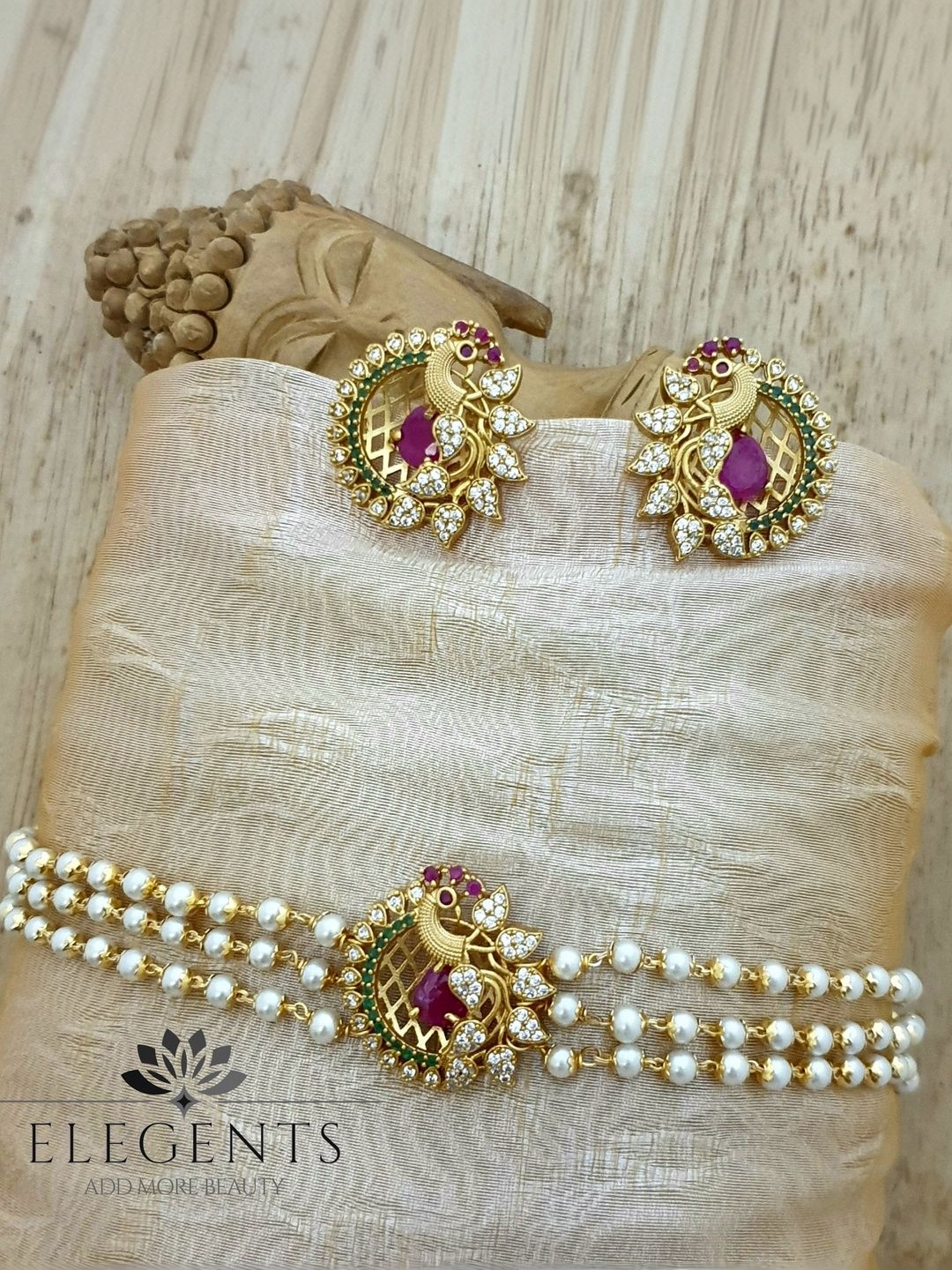 TEEMEX Gold-Plated Necklace Set-picture-46