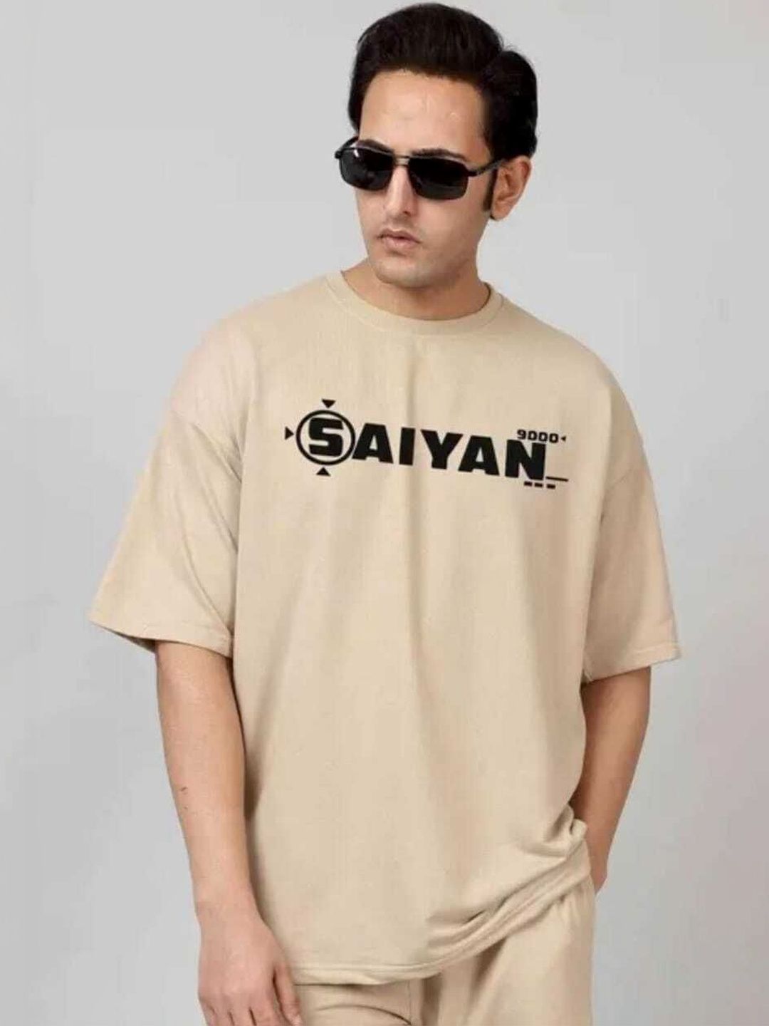 pezoz Men Oversized Graphic Back Print Cotton T-Shirt-picture-14