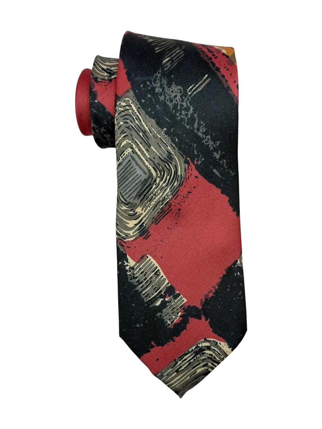 The Tie Hub Men Printed Broad Tie-picture-32