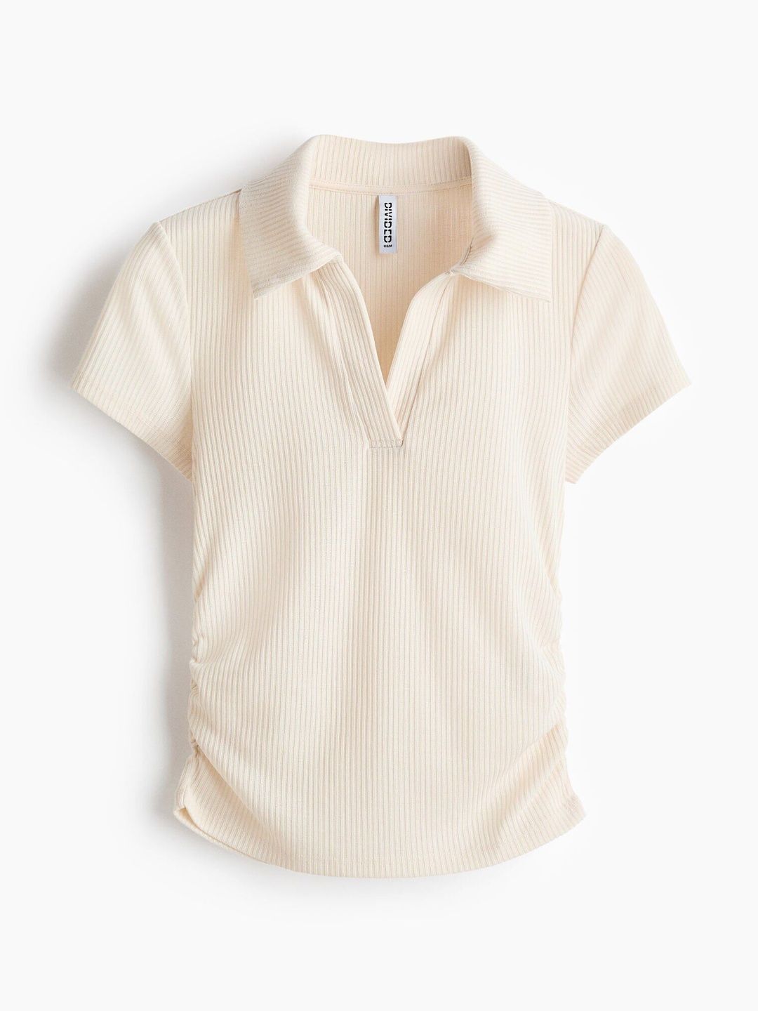 H&M Ribbed Collared Top