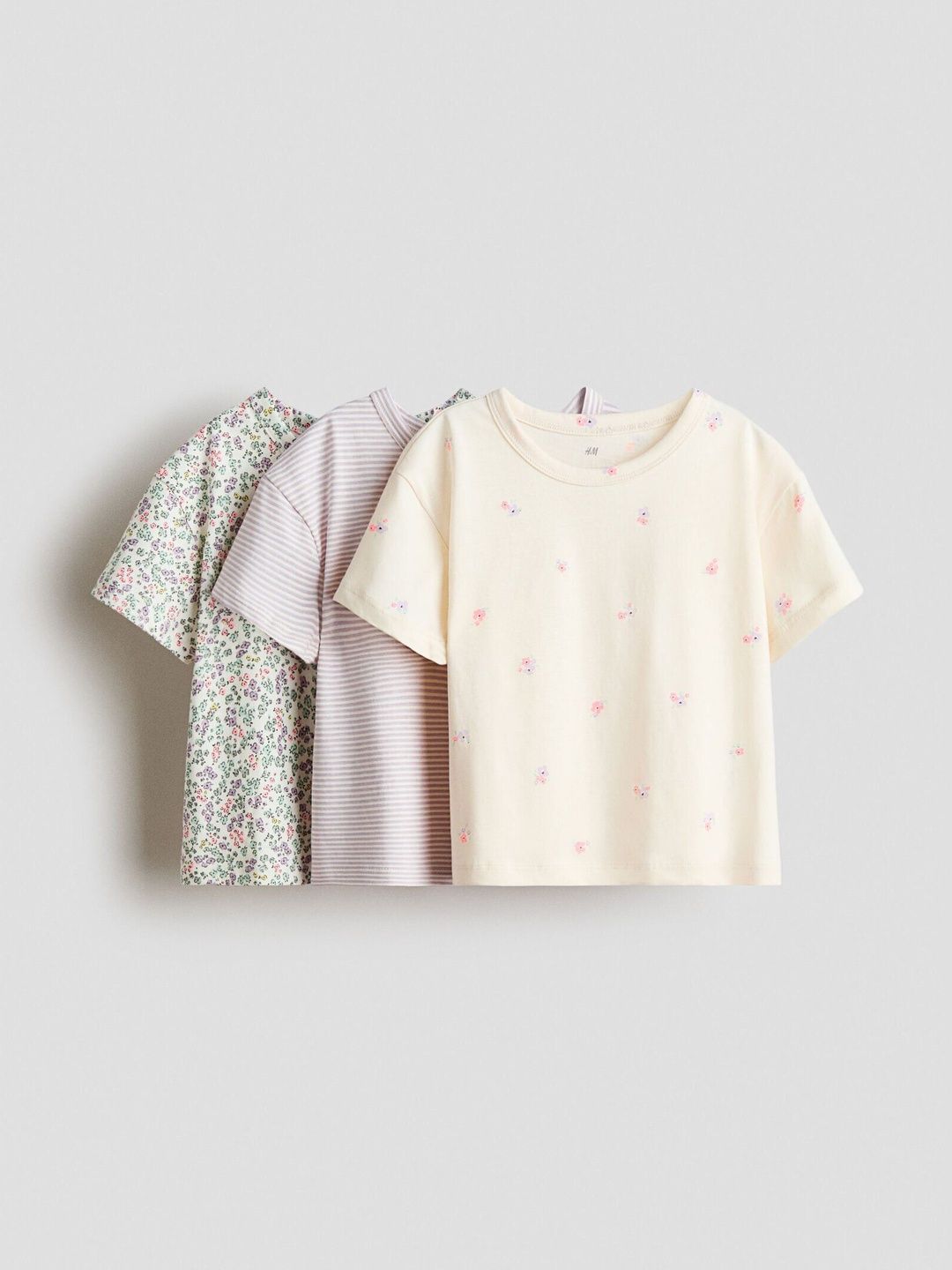 H&M 3-Pack Printed Cotton Tops-picture-32