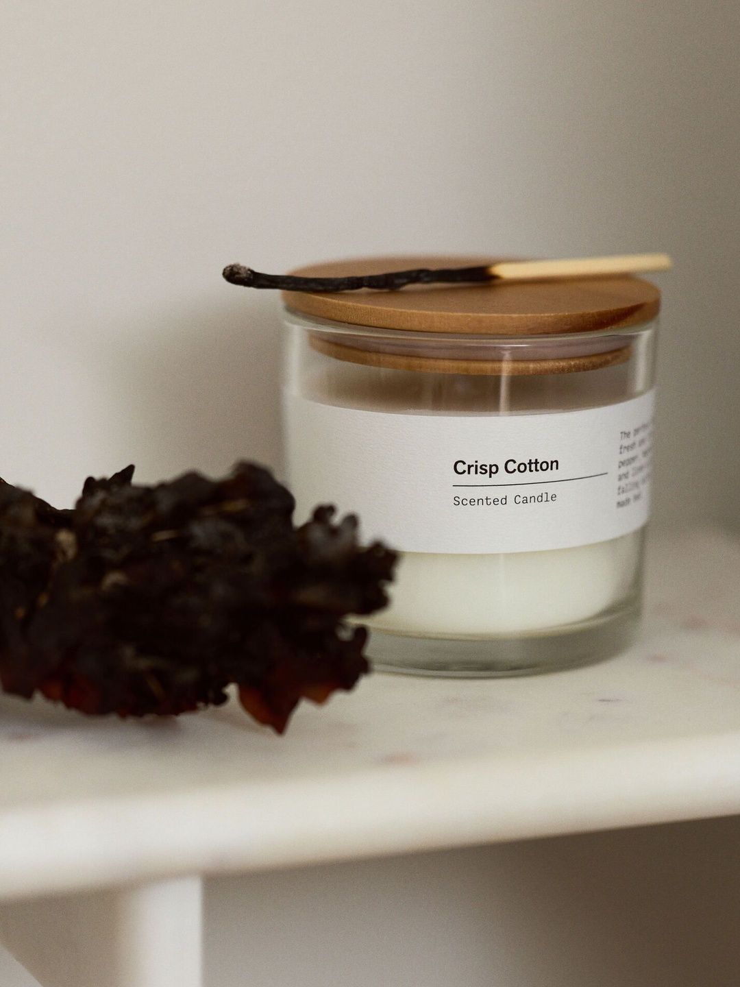 H&M Scented Candle In Glass Holder