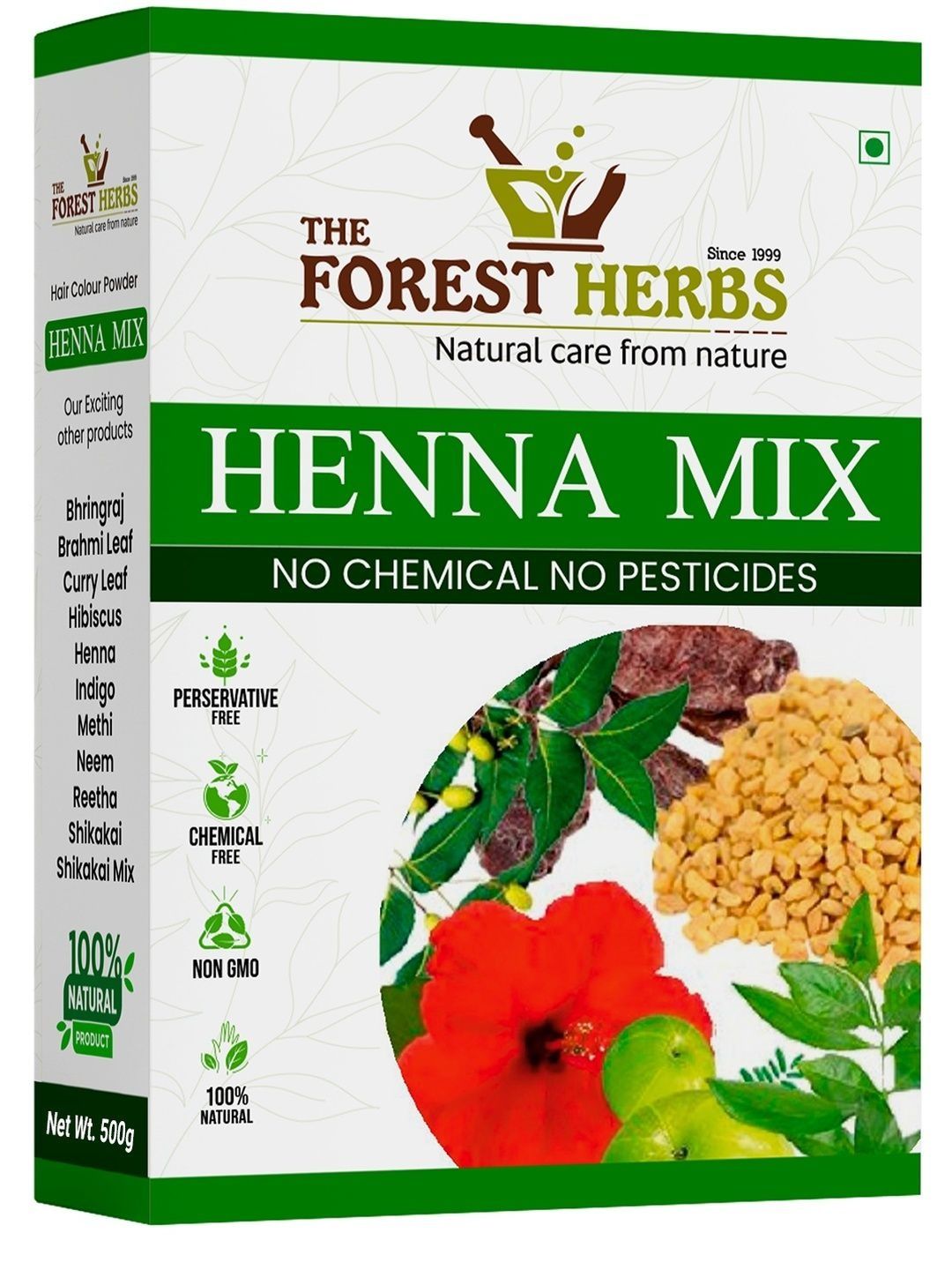 The Forest Herbs Natural Care From Nature Henna Mix Powder - 500 g-picture-39