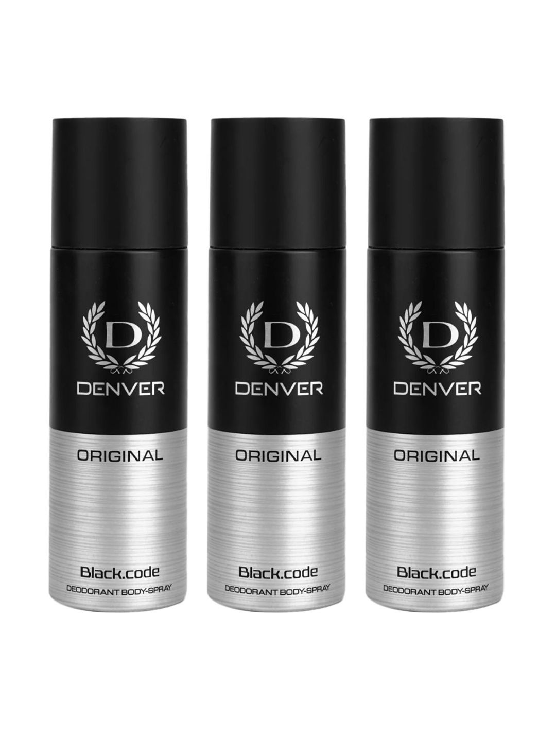 Denver Men Set of 3 Black Code Original Nano Body Deodorant Spray - 50ml Each-image-22