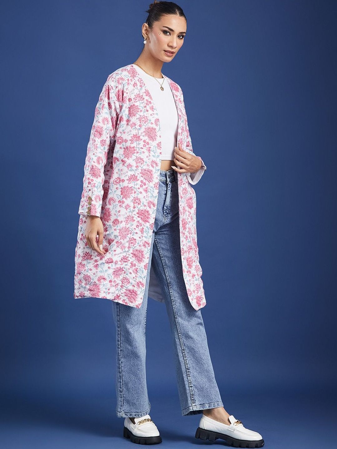 Taavi Handblock Printed Coat With Pockets-picture-54