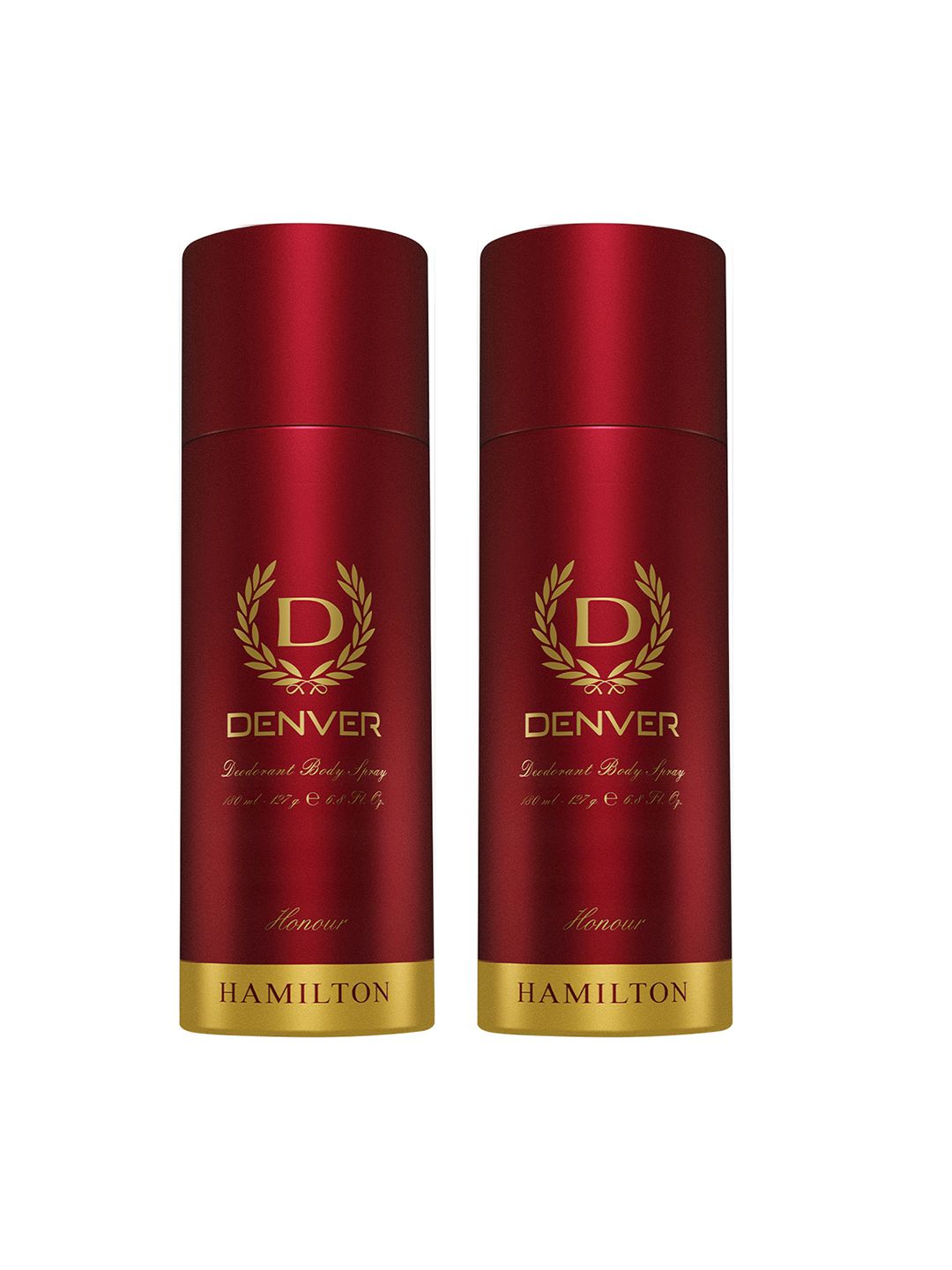 Denver Men Set Of 2 Hamilton Honour Long Lasting Deodorant - 180ml Each-image-12