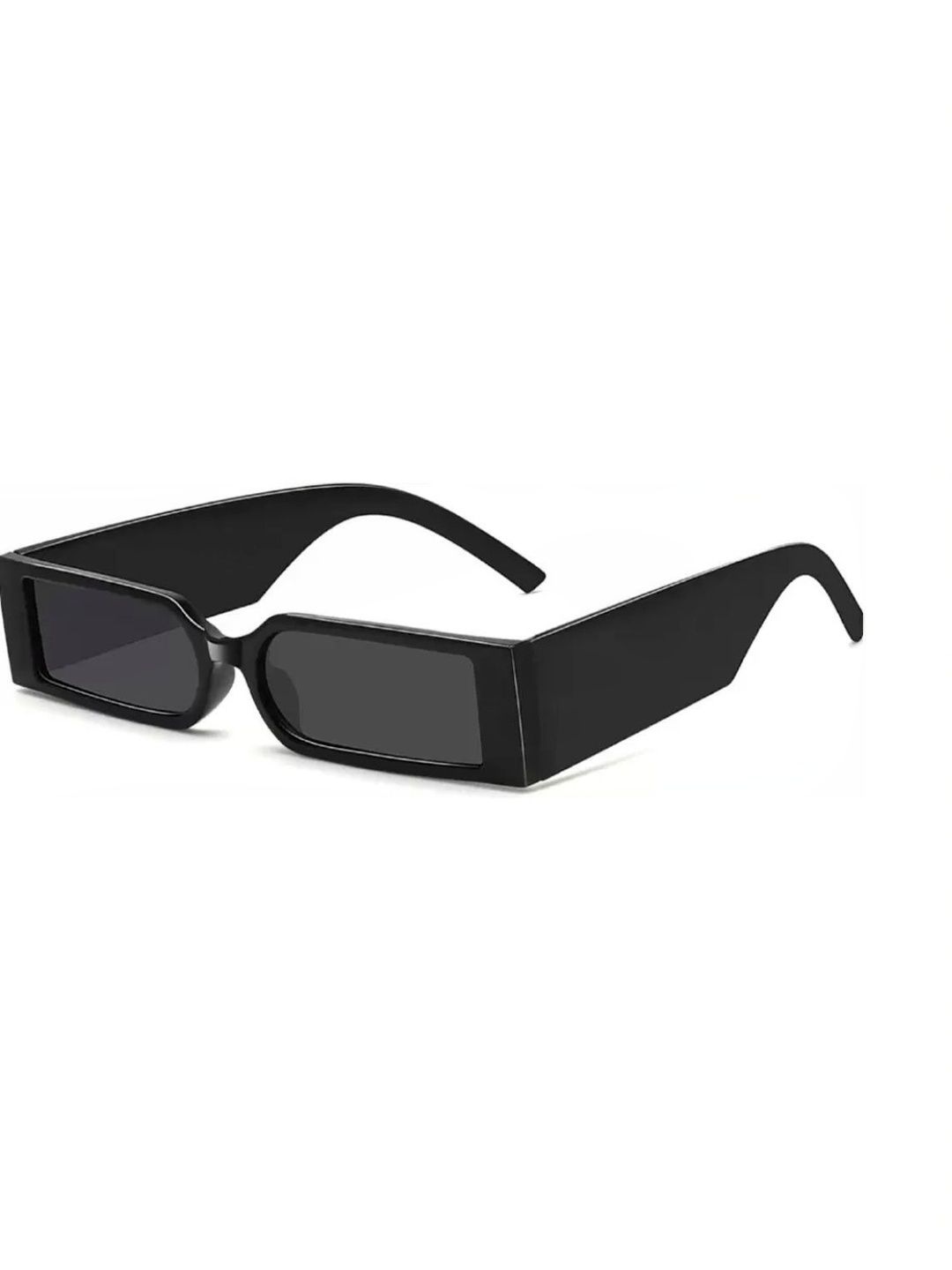 Elligator Men Black Lens & Gold-Toned Rectangle Sunglasses with-image-26