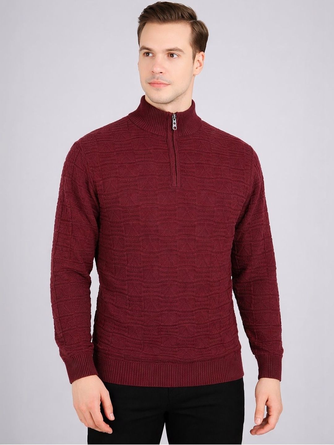 FEVERFEW Men Woollen Pullover-picture-43