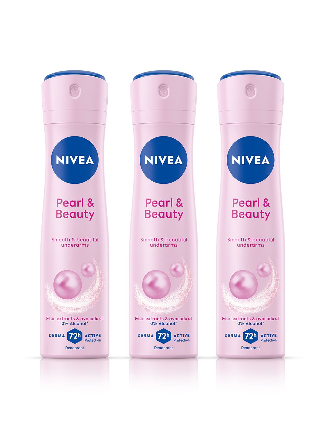Nivea Women Set of 3 Pearl & Beauty Deodorant - 150ml each-picture-22