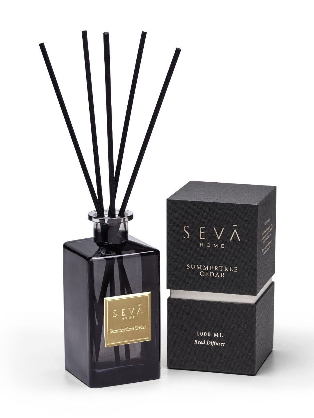 Seva Home Black Summertime Cedar Signature Aroma Oil Diffuser-1000 ml-picture-10
